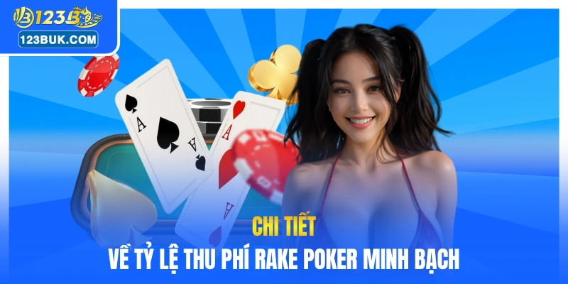 Chi tiết về tỷ lệ thu phí Rake Poker minh bạch
